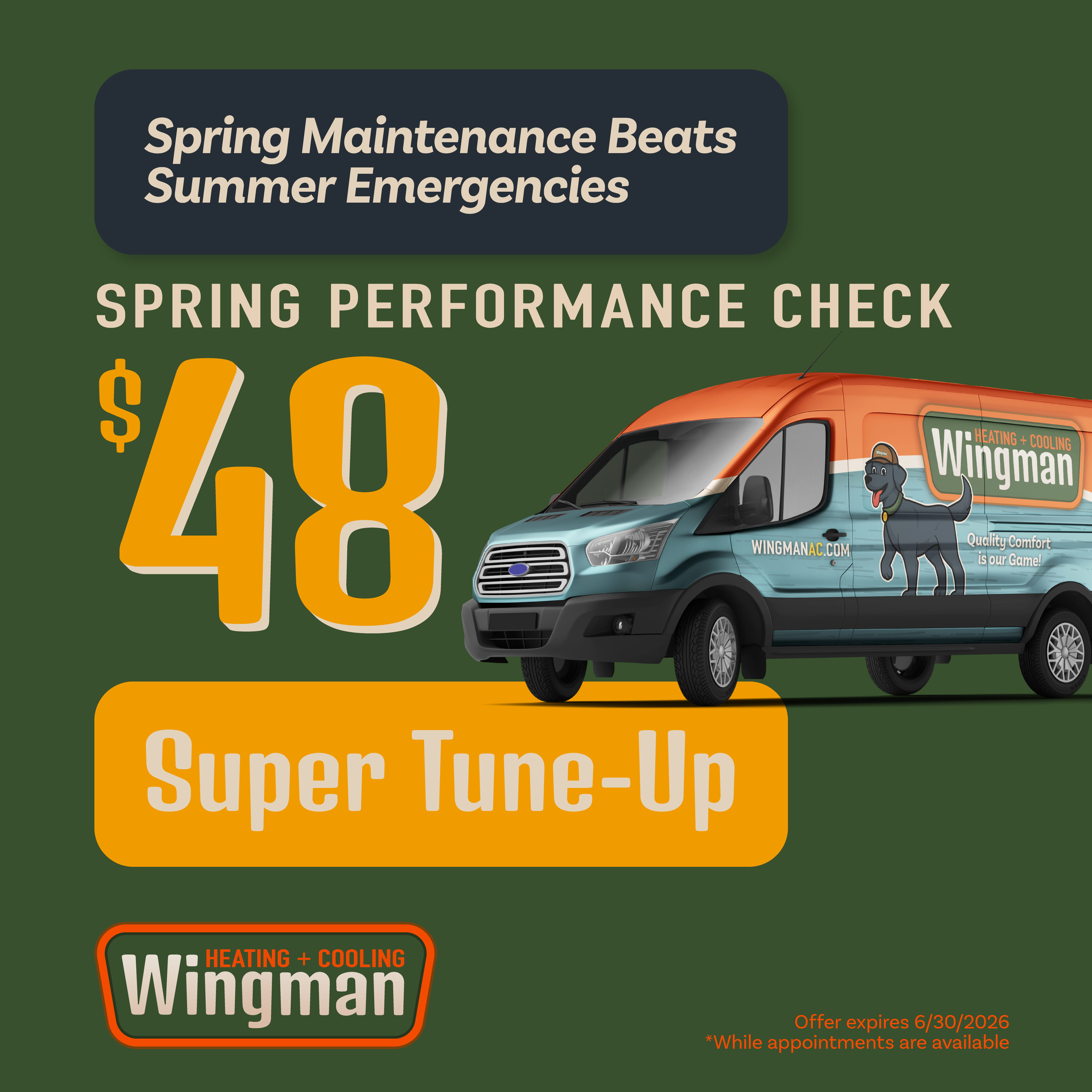 Performance check for $75